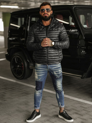 Pánská Bunda Černá OZONEE JS/16M9328/392BZ