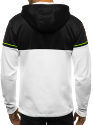 Pánská Mikina Bílá OZONEE JS/DD20122