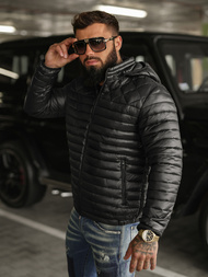 Pánská Bunda Černá OZONEE JS/16M9328/392BZ