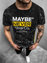 Pánské Tričko Černé OZONEE JS/SS10915Z