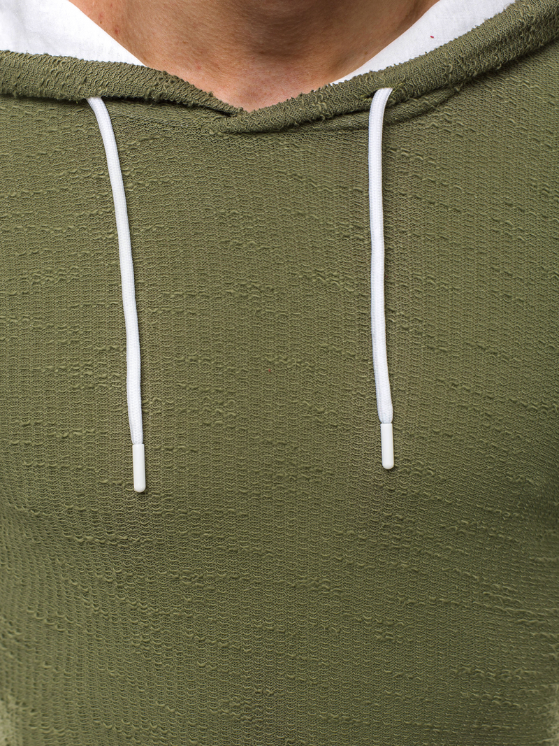 Pánská Mikina Světle-Zelené OZONEE O/1252Z