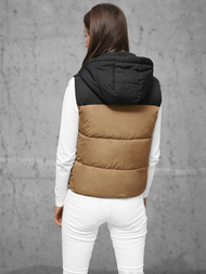 Dámská Vesta Camelová OZONEE JS/16M9112/84