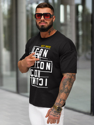 Pánské Tričko Černé OZONEE JS/8B1366/3