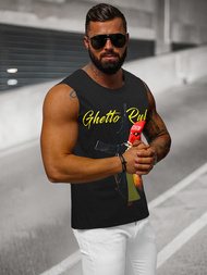 Pánské Tílko Černé OZONEE O/T107/3