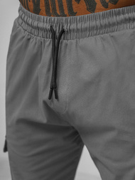 Pánské Chino Jogger Kalhoty Šedé OZONEE O/G3014Z