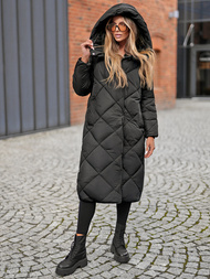 Dámská Bunda Černá OZONEE JS/5M3173/392Z