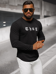 Pánská Mikina Černá OZONEE O/T6612