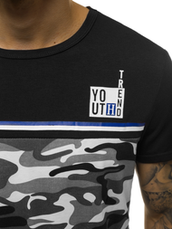 Pánské Tričko Černý OZONEE JS/SS10979