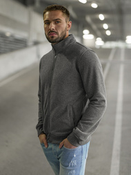 Pánská Mikina Tmavě-Šedá OZONEE JS/2002Z