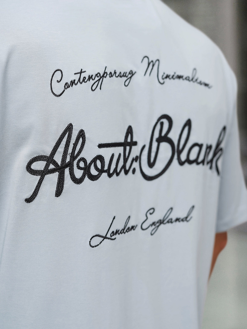 Pánské Tričko Světle-Modrá OZONEE O/QQ1195