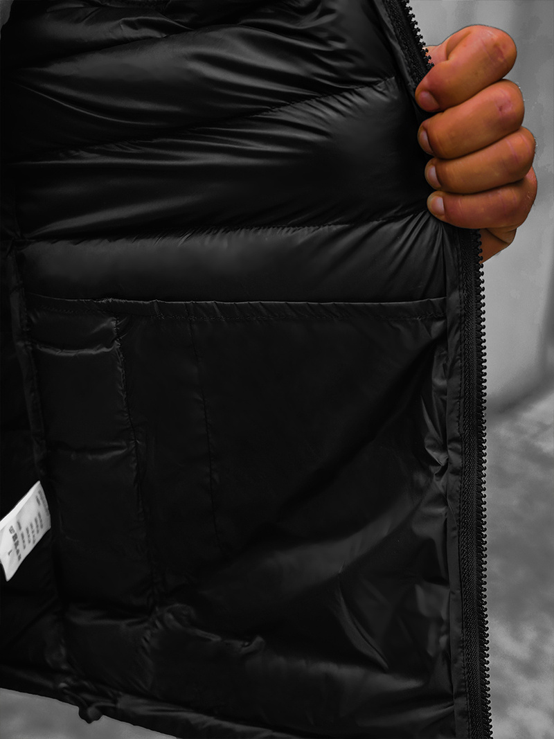 Pánská Bunda Černá OZONEE O/515Z