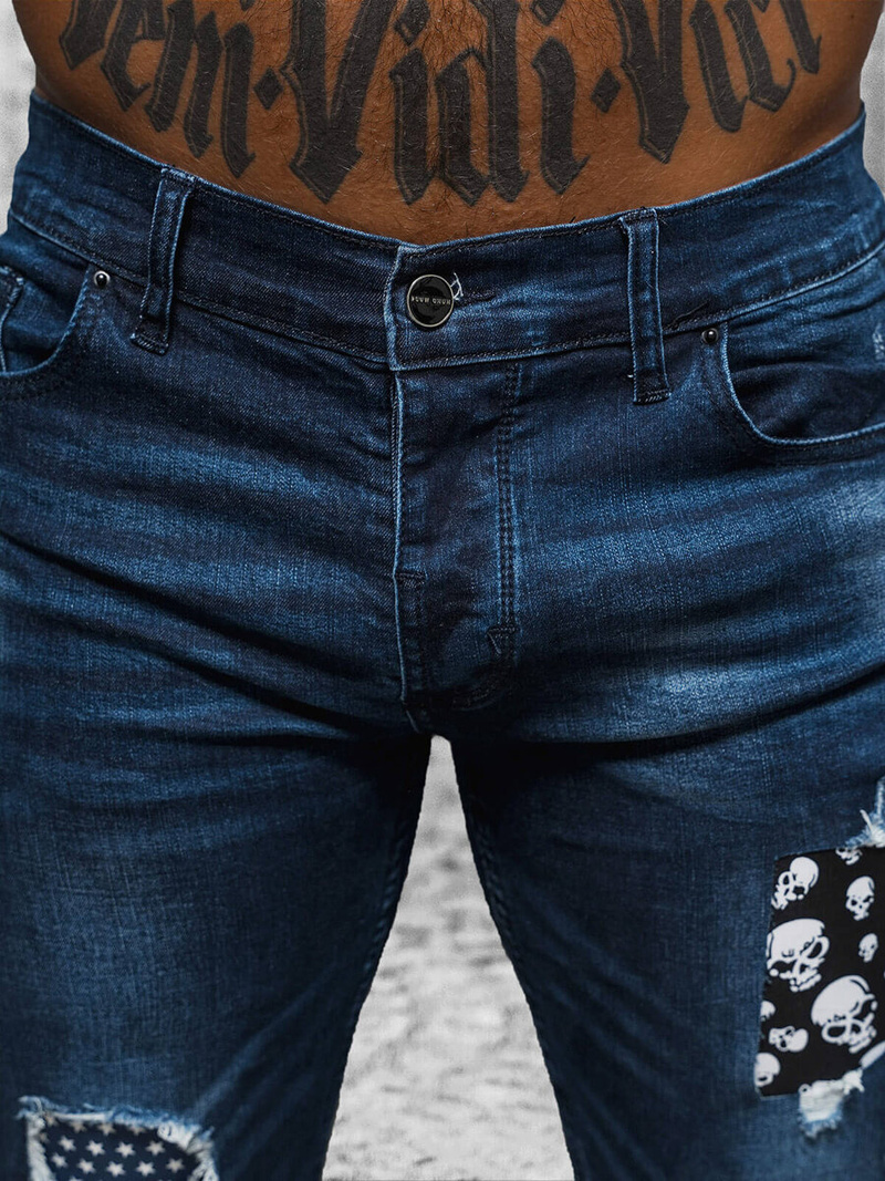 Pánské Džíny Tmavě-Modré OZONEE NB/MP0015BS