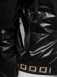 Dámská Bunda Černá OZONEE JS/16M9087/392