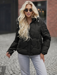 Dámská Bunda Černá OZONEE JS/5M3336/392Z