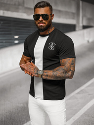 Pánské Tričko Černé OZONEE O/L1184