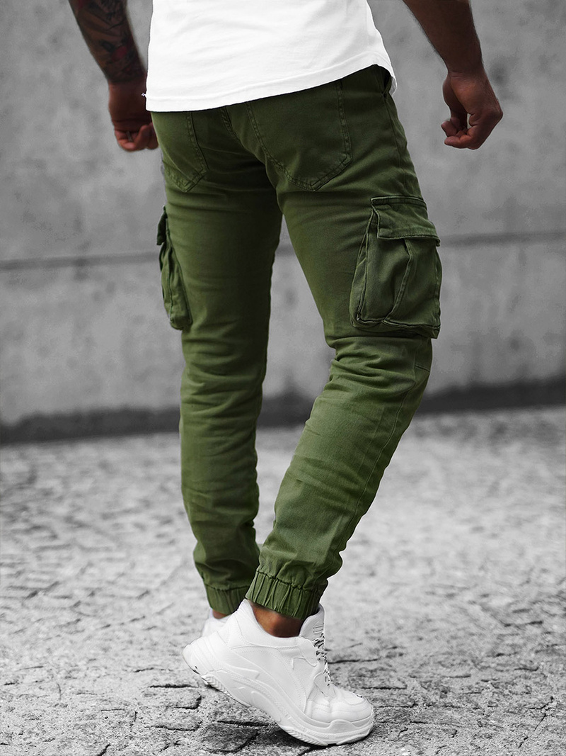 Pánské Kalhoty Jogger Zelené OZONEE NB/MP0105MV