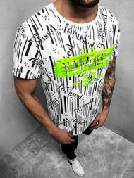 Pánské Tričko Bílé OZONEE JS/KS1993Z