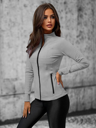 Dámská Mikina Šedá OZONEE JS/HD151/3Z