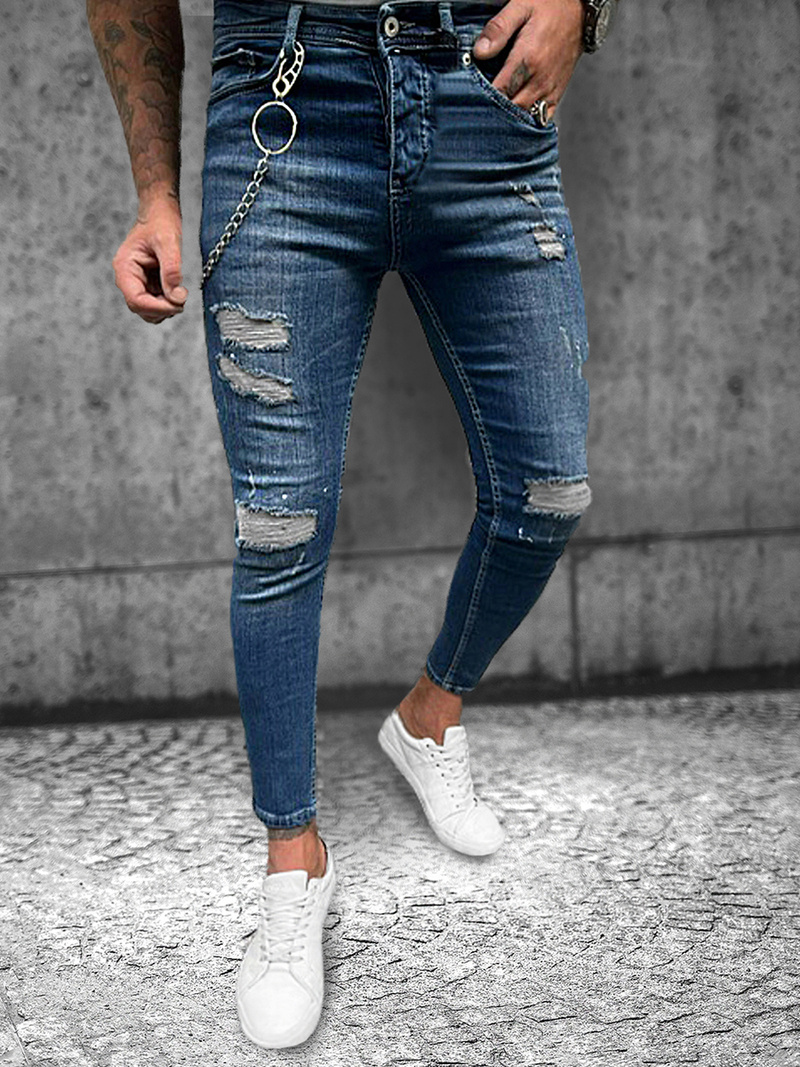 Pánské Džíny Modré OZONEE O/263SP