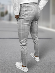 Pánské Chino Kalhoty Šedé OZONEE DJ/5522Z