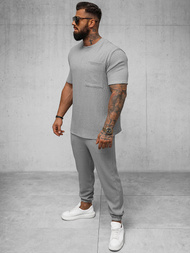 Pánské Tričko Šedý OZONEE O/Y960T