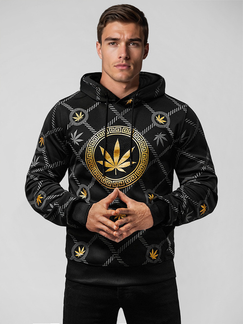 Pánská Mikina Černá OZONEE O/B267