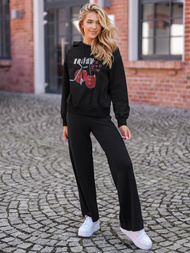 Dámská Mikina Černá OZONEE JS/8B856/3