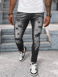 Pánské Džíny Černé OZONEE NB/MP0152N