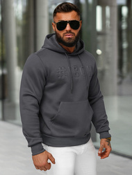 Pánská Mikina Grafitová OZONEE JS/27B6502/5Z