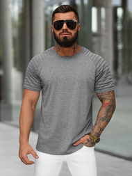 Pánské Tričko Grafitové OZONEE JS/8T88/5Z