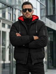 Pánská Bunda Černá OZONEE JS/31M5003Z