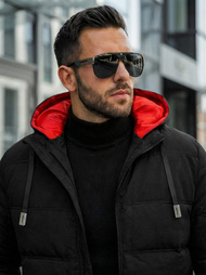 Pánská Bunda Černá OZONEE JS/31M5003Z