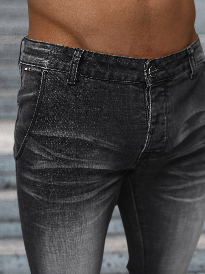 Pánské Džíny Černé OZONEE NB/MP0091N