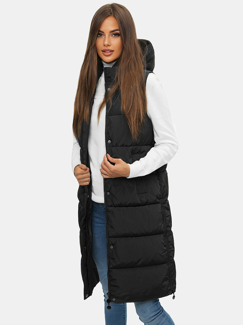 Dámská vesta černá OZONEE O/H909/1