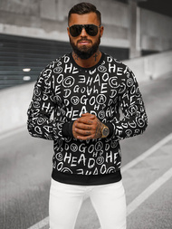 Pánská Mikina Černá OZONEE JS/8B1221/3