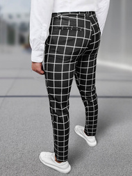 Pánské Chino Kalhoty Černé OZONEE DJ/5522Z