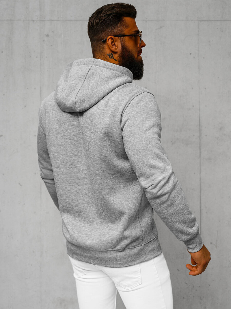 Pánská Mikina Šedá OZONEE JS/2008Z