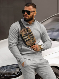 Pánská Tepláková Souprava Šedá OZONEE JS/68C10385/2Z