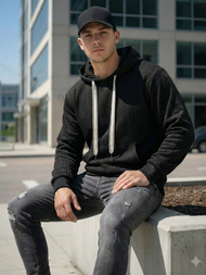 Pánská Mikina Černá OZONEE O/3C577