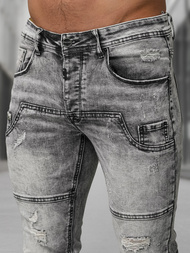 Pánské Džíny Grafitové OZONEE NB/MP0163NZ