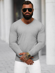 Pánský Svetr Šedý OZONEE NB/MMB601/2Z