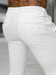 Pánské Chino Kalhoty Bílé OZONEE BL/SK222/2