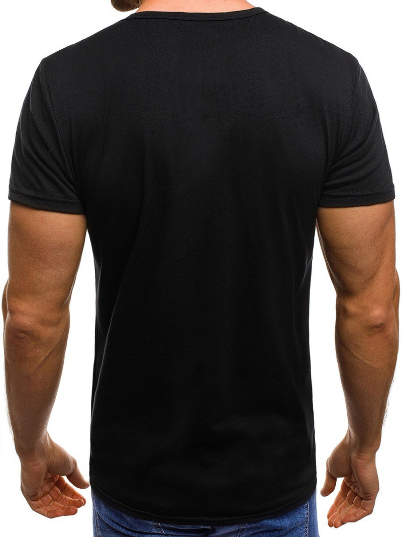 PÁNSKÉ TRIČKO ČERNÉ OZONEE JS/SS220Z