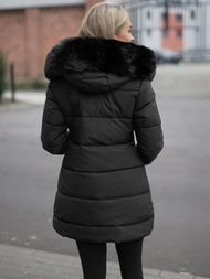 Dámská Bunda Černá OZONEE JS/16M9099/392Z