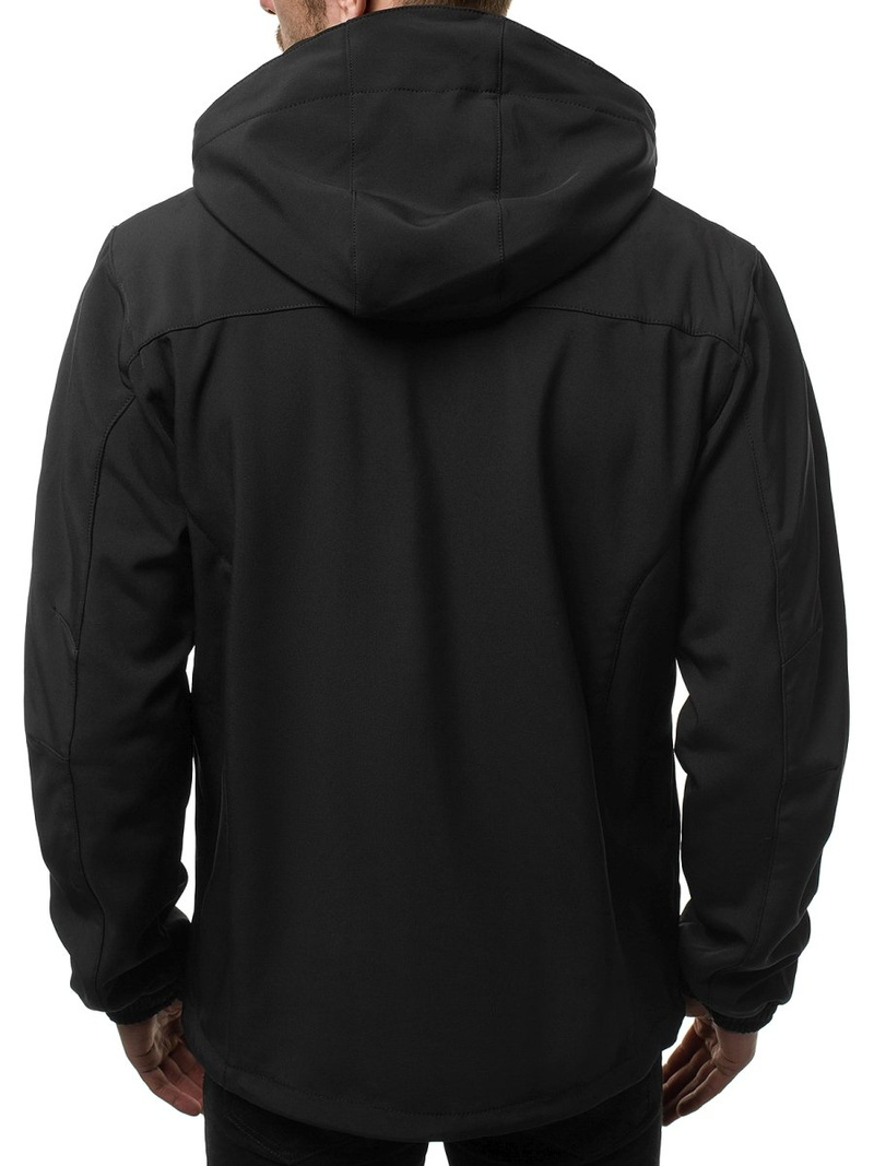Pánská Bunda Softshell Černo-Zelená OZONEE GE/12267