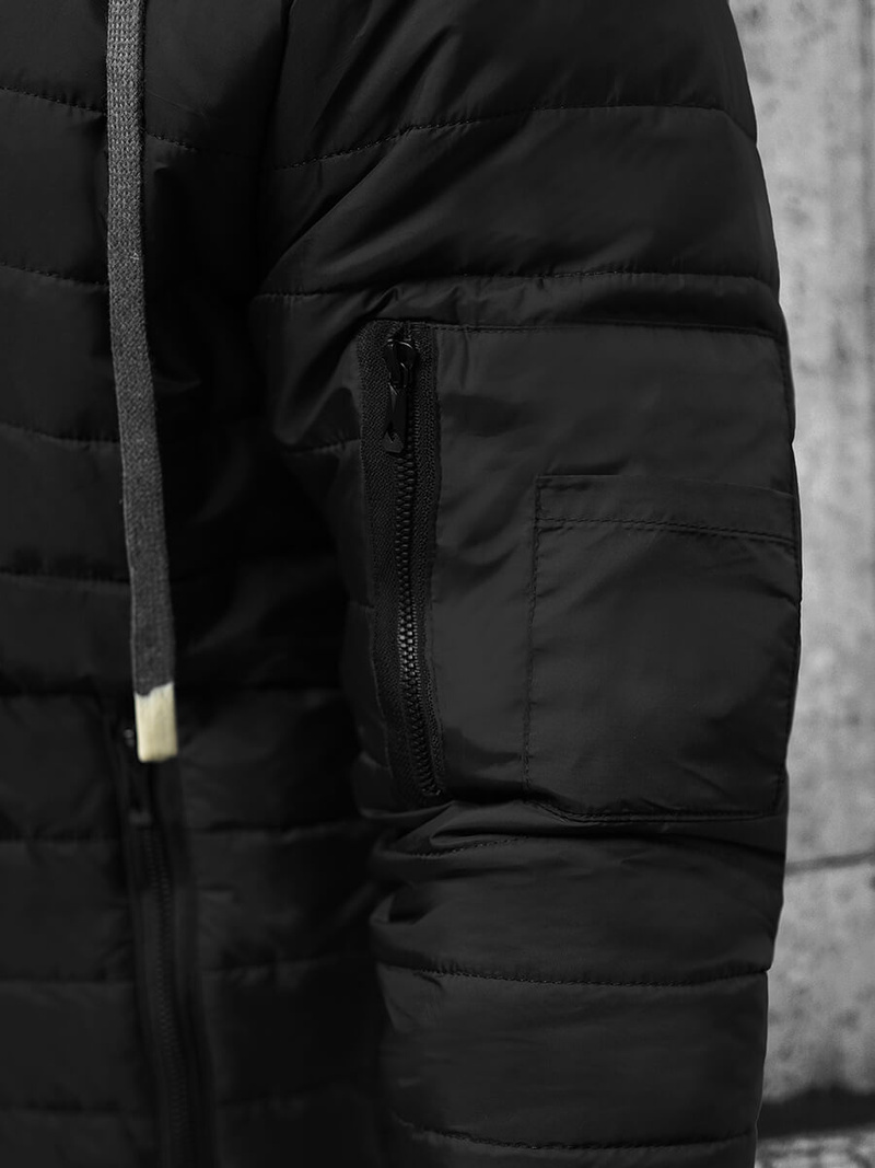 Pánská Bunda Černá OZONEE JS/8M985/392