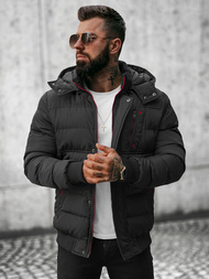 Pánská Bunda Černá OZONEE JB/JP1185Z