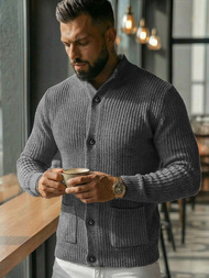 Pánský Svetr Grafitový OZONEE NB/MM6020/3Z