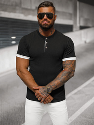 Pánské Tričko Černé OZONEE O/M011