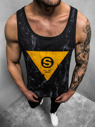 Pánské Tílko Černé OZONEE JS/SS11057Z